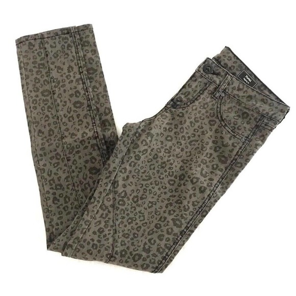 Volcom | Pistol Legging Fit Pants Size 7 Animal Print Stretch Slim Skinny Leg - Picture 7 of 12